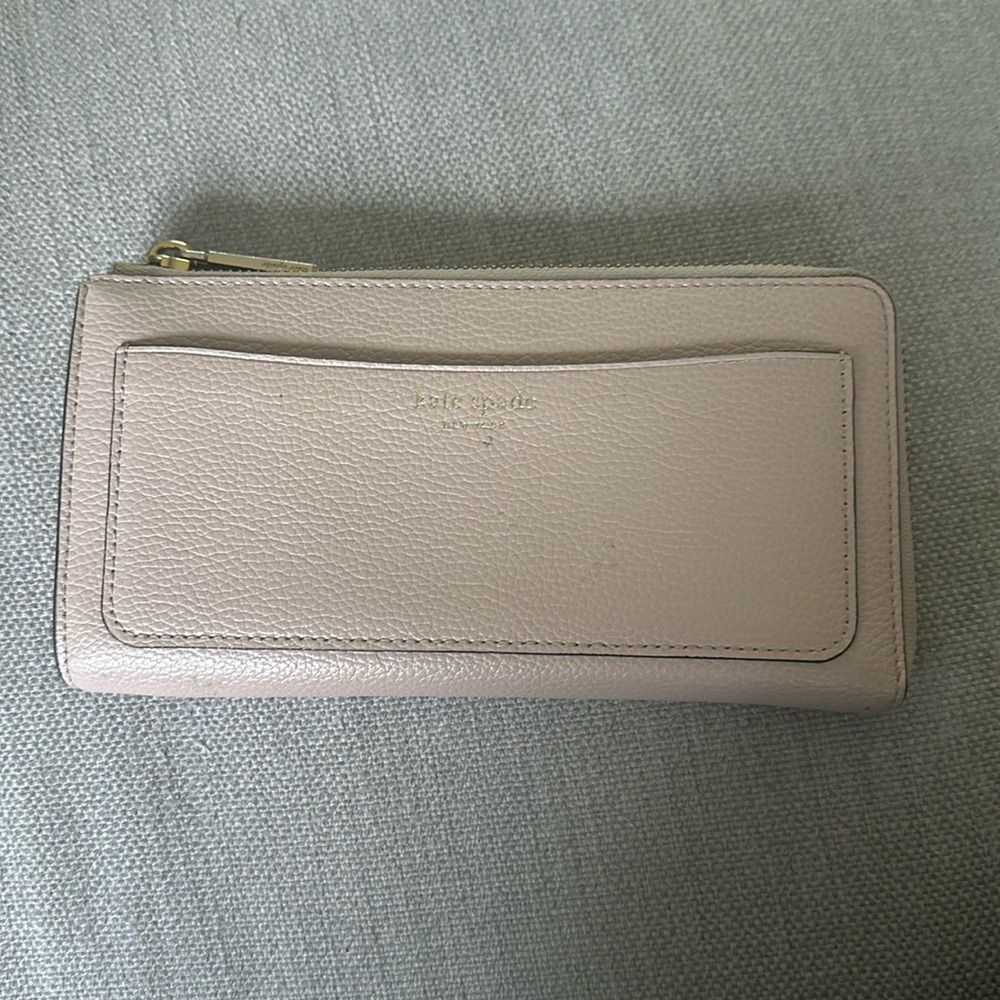 Kate Spade leather French wallet